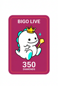 Bigo Live 350 Diamonds زهري وإطار أحمر
